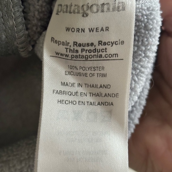 Patagonia Snap Button Better Sweater Gray Women’s Size Large - Picture 12 of 15